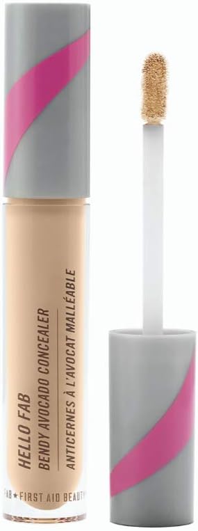 First Aid Beauty Bendy Avocado Concealer: Vegan Under Eye Concealer for Dark Circles, Blemishes, and Redness. Concealer Makeup with Avocado for Natural Finish (Bone) 0.17 oz