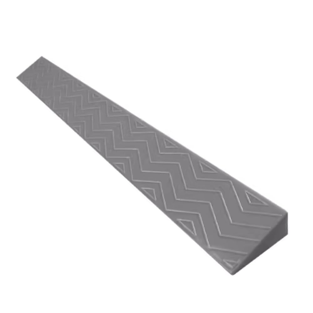DNGXAOYA 2 Inches High Threshold Ramp, Eco-Friendly Material,Wheelchair Ramps for Doorways,Non-Slip Vehicle Curb Ramp, Suitable for Wheelchairs Scooters Strollers Bicycles(Gray,100 * 10 * 4cm)