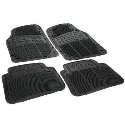 Bdk Car Van Suv Truck Rubber Floor Mats For 2-Rows All Weather #TOP30