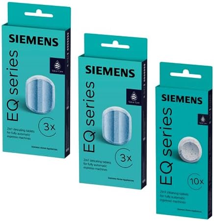 Siemens TZ80001 10 Reinigungstabletten + 6 Entkalkungstabletten TZ80002 EQ için - Görsel 1