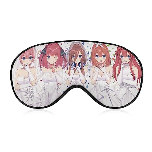 五等分の花嫁 アイマスク キャラクター アニメ アイマスク 睡眠用 かわいい 睡眠改善 遮光 柔らかい 眼精疲労 目元疲労回復 安眠マスク 圧迫感なし 子供 男女兼用 ギフト