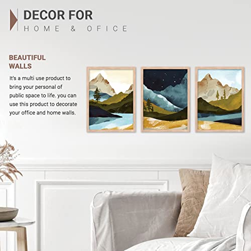 Image of kotart Modern Wall Art Framed Painting for Wall Decoration - Wall Painting for Living Room, Bedroom - Big Size Wall Painting for Wall Decor (Multi, Framed) Set of 3 (Large, Painting 07)
