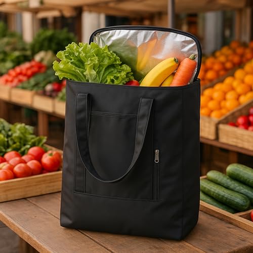 noTrash2003 Sac cabas pliable avec étui – léger et solide – avec revêtement intérieur en aluminium - fonction refroidissement - 6 couleurs attrayantes – vue 3