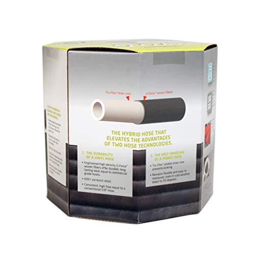 Zero-G Vinyl Garden Hose 5/8"X100'Blk #TOP3