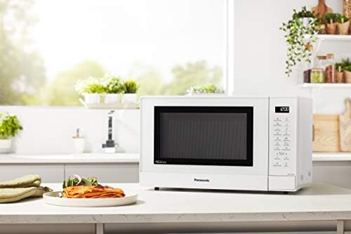 Panasonic NN-ST45KWBPQ Microwave Oven, 32 Litres, 1000W, Turntable, Easy Operation LCD, Touch Control Panel, 21 Auto Programs with Junior Menu (Puree & Porridge) LED Interior bulb, White