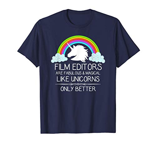 Photo de Film Editor Gifts - Film Editors Are Like Unicorns Funny T-Shirt