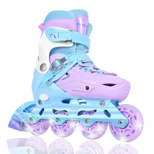 Patines En Línea Ajustables Para Niñas Con Ruedas Luminosas, Patines En Línea Para Niñas Para Niños Principiantes En Interiores Y Exteriores Patines En Línea Ajustables Para Niñas Con Ruedas Luminosas, Patines En Línea Para Niñas Para Niños Principiantes En Interiores Y Exteriores