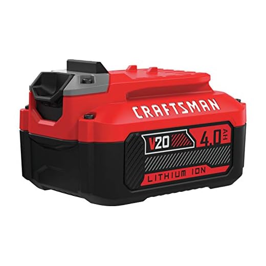 CRAFTSMAN V20 Lithium Ion Battery, 4.0-Amp Hour (CMCB204)