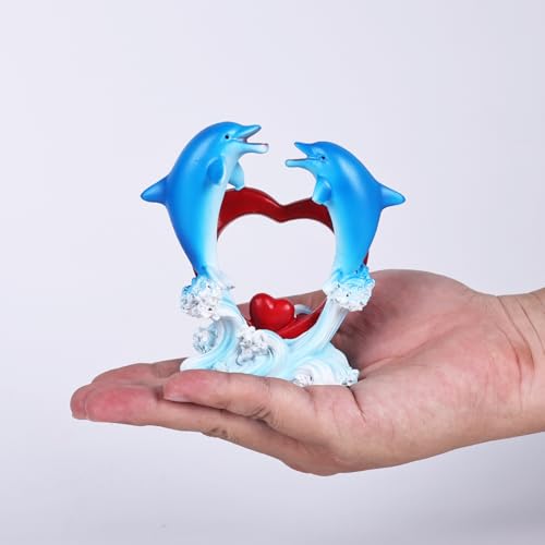 Shengtian Dolphin Love Heart Statue thumb #4