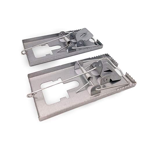 Preisvergleich Produktbild RDI 8 Stück Mausefalle Schlagfalle Mäusefalle Falle Maus / Metall Stahl verzinkt