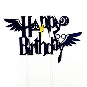 Tovenaar Verjaardagstaart Toppers, Tovenaar Thema Taart Decoraties, Harry Potter Taart Toppers, voor Verjaardagsfeest…