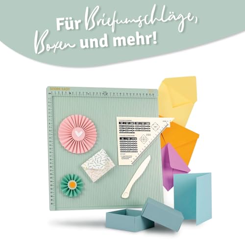 Vaessen Creative Score Easy Großes Mehrzweck Falzbrett Cm Minze, Mintgrün, 30,5 x 30,5 cm