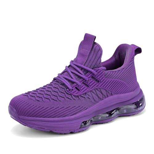 Image of Womens Slip On Walking Shoes Air Running Casual Fashion Tennis Sneakers Comfortable Non Slip Work Athletic Trainers