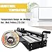 TECHTONGDA Hot Melt Glue Binding Machine A4 Desktop Hot Glue Book Binder, 110V Manual Book Binding Machine with Double Roller Applicator, 200 Books Per Hour