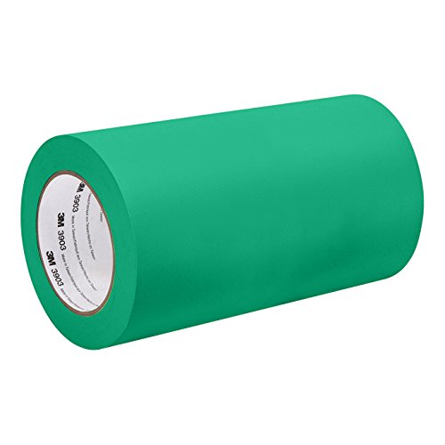 3M Green Vinyl/Rubber Adhesive Duct Tape 3903, 3-50-3903-GREEN 12.6 psi Tensile Strength, 50 yd. Length, 3