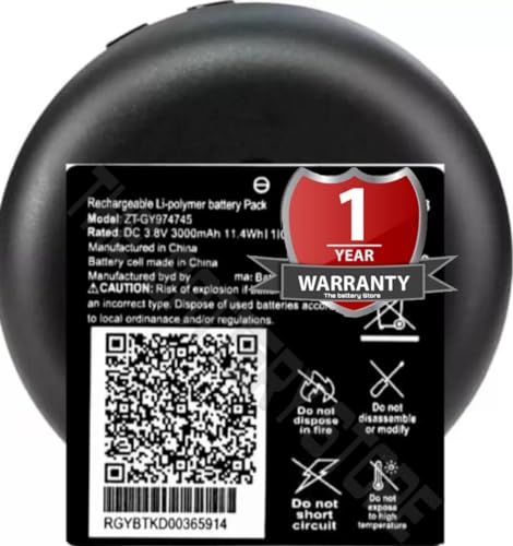 Image of Original (ZT-GY974745) Battery for LYF Jio WiFi Dongle JMR815 Wireless Router Battery with 1 Year Warranty ***** (P106)