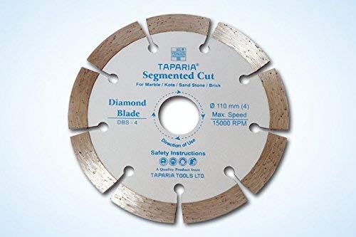 Taparia DBS-4 110Mm Diamond Cutting Blade Segmented Cut - 1 piece
