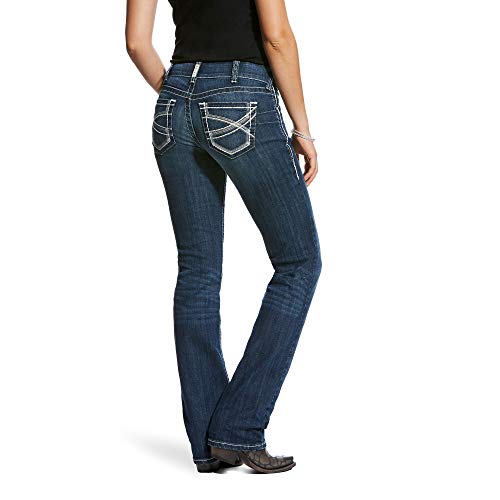 ARIAT Women's R.E.A.L. Mid Rise Stretch Ivy SKB Str Leg Jean2