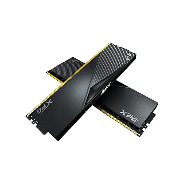 XPG Lancer - Kit de Memoria RAM RAM (DDR5, 5200 MHz, 32 GB (2 x 16 GB) UDIMM de 288 Pines (AX5U5200C3816G-DCLABK), Negro
