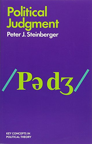 Political Judgment: An Introduction (Key Concepts In Political Theory)