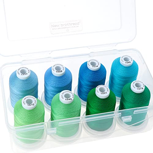 image for New brothread - 18 Options - Multi-Purpose 100% Mercerized Cotton Thre