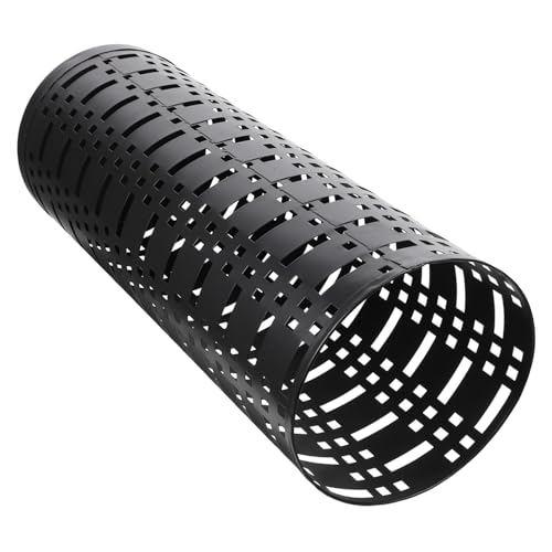 Porte-parapluie grand espace de rangement en métal noir pour couloir et intérieur de maison