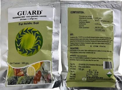 Guard Trichoderma viride Seed coating powder for acidic soil quick germination healthy plants (100 gm) (B0CV9P1MQJ) Amazon Price History, Amazon Price Tracker