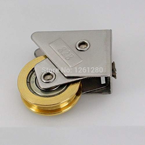 Window Roller 828 Type Window Roller Sliding Door Plastic Steel Window Pulley Aluminum Alloy Windows Brass Wheel Mute Brass Roller Hardware