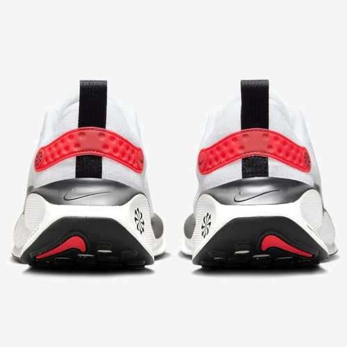 Nike InfinityRN 4 Men's Road Running Shoes (DR2665-100, White/Platinum Tint/Light Crimson/V) Size 93