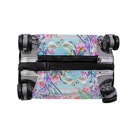 Housse pour bagages valise de voyage en polyester lavable et extensible - 5