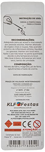 Vela Para Aniversario Estrelar C/04 - Pacote Com 10 Kl Folhasfestas Multicor