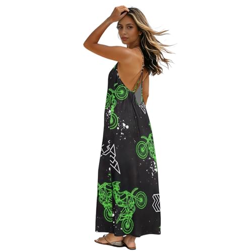 Robe d'été fluide dos ouvert coupe premium et finitions soignées