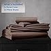 Hearth & Harbor King Duvet Cover Set - King Soft Prewashed Chocolate Brown Duvet Cover, 3 Piece Set with Zipper Closure, 1 Duvet Cover 104x90 inches and 2 Pillow Shams