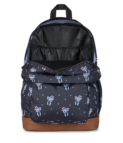 Image of JanSport Cool Backpack with 15-inch Laptop Sleeve, Large Computer Bag Rucksack with 2 Compartments, Ergonomic Straps, Pastel Petals - Black