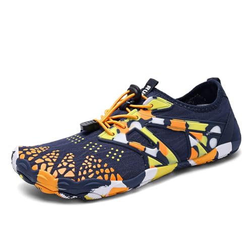 Image of Hike Barefoot Shoes for Women Men Breathable & Non-Slip Athletic Footwear Wide Toe Water Shoes,Designed for Walking,Running&Swimming
