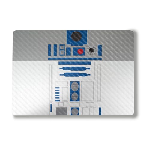 Carbon Fiber Laptop Skin Compatible with Surface Laptop 7 15" (2024) - Cyber Bot - Premium 3M Vinyl Protective Wrap Decal Cover - Easy to Apply | Crafted in The USA by MightySkins
