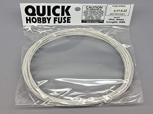 White Fuse Model Rocketry Quick 3mm 20ft roll