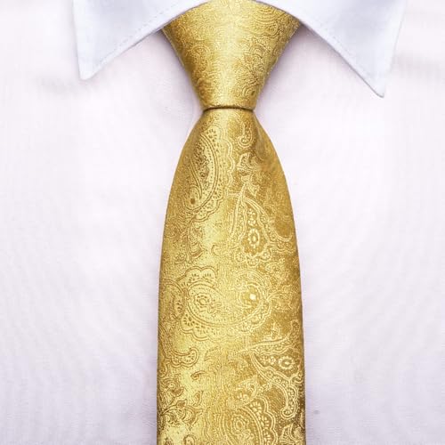 Image of Hi-Tie Father and Son Tie Set Striped Plaid Ties for Men and Boys Silk Necktie Pocket Square Set for Wedding Gifts