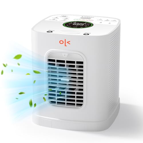 Smart Air Purifier for Homes Large Rooms,H13 HEPA Double-Sided Air Purifier with Air Quality Monitor,Covers up to 1100 ft², App Control Stackable Air Cleaner for Bedroom,Dorm Room, Office, Pets