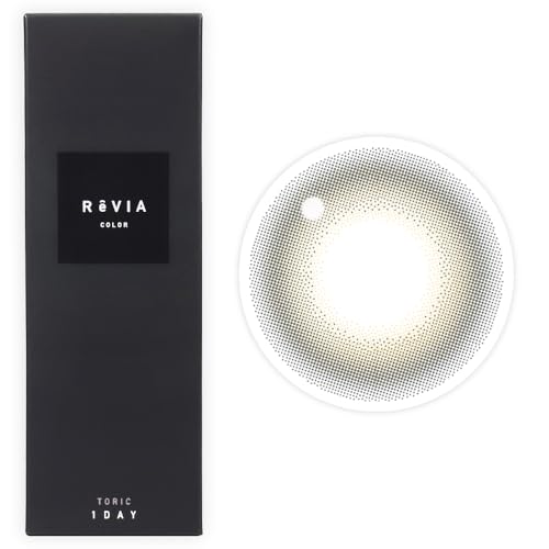 【ReVIA公式店】乱視用 カラコン ReVIA TORIC 1day COLOR【10枚入り】ステイミー PWR:-3.25 CYL:-1.25D AXIS:180°【度あり/度なし】レヴィア トーリック ワンデー COLOR Stayme KIM CHAEWON（キム・チェウォン）の商品画像（Amazon）