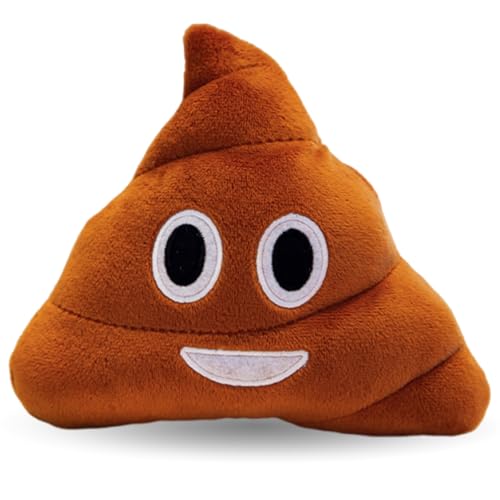 JcvPot Kackhaufen, Kackhaufen Scherzartikel, Emoji Kissen, Lustiges Geschenk Für Kinder Und Freunde, 30 cm Weiches Kuscheltier, Perfekt Als Witziges...