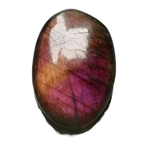 Labradorite violette naturelle en cabochon ovale pour donner vie à vos projets de bagues et DIY