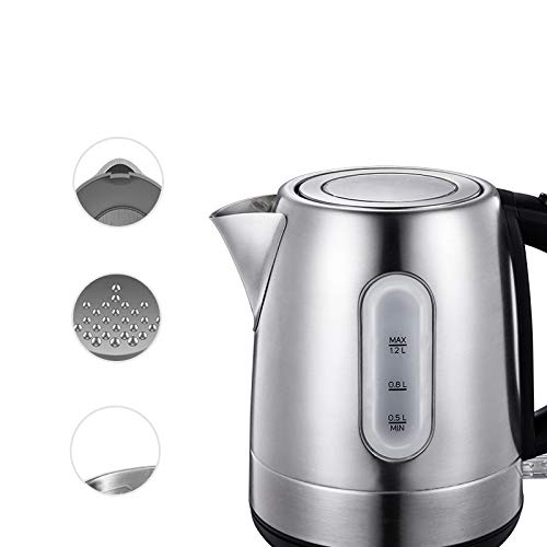 Hervidor Eléctrico Acero 1.2L 1800W Cocina Hogar miniatura 3