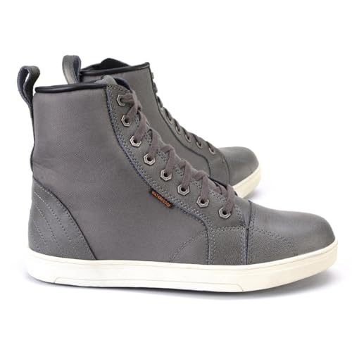 Milwaukee Leather Men's Motorcycle Reinforced Street Biker Casual Riding Shoes Leather Suede Canvas3