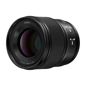 Panasonic LUMIX Full Frame Camera Lens, S 100mm F2.8 Macro – S-E100