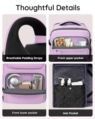 Image of Taygeer Travel Backpack, Luggage Backpack with 15.6inch Laptop Compartment