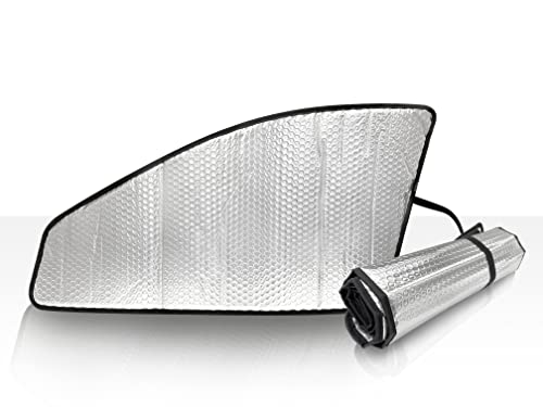 Side Window Front Seat Sunshades (Set of 2) Custom for 2010 2011 2012 2013 2014 Ford Mustang Coupe, UV Rays Reflector Sunscreen Sun Shade Protector