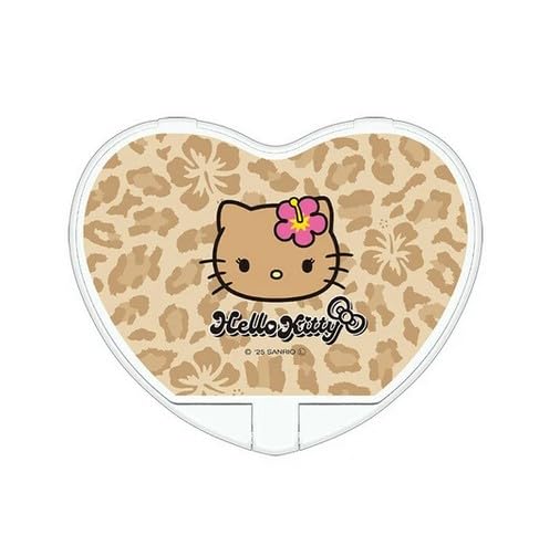 Amazon.co.jp: ハローキティ ハートミラー 日焼けキティ レオパード