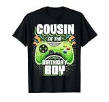 Cousin of the Birthday Boy Matching Video Gamer Party T-Shirt