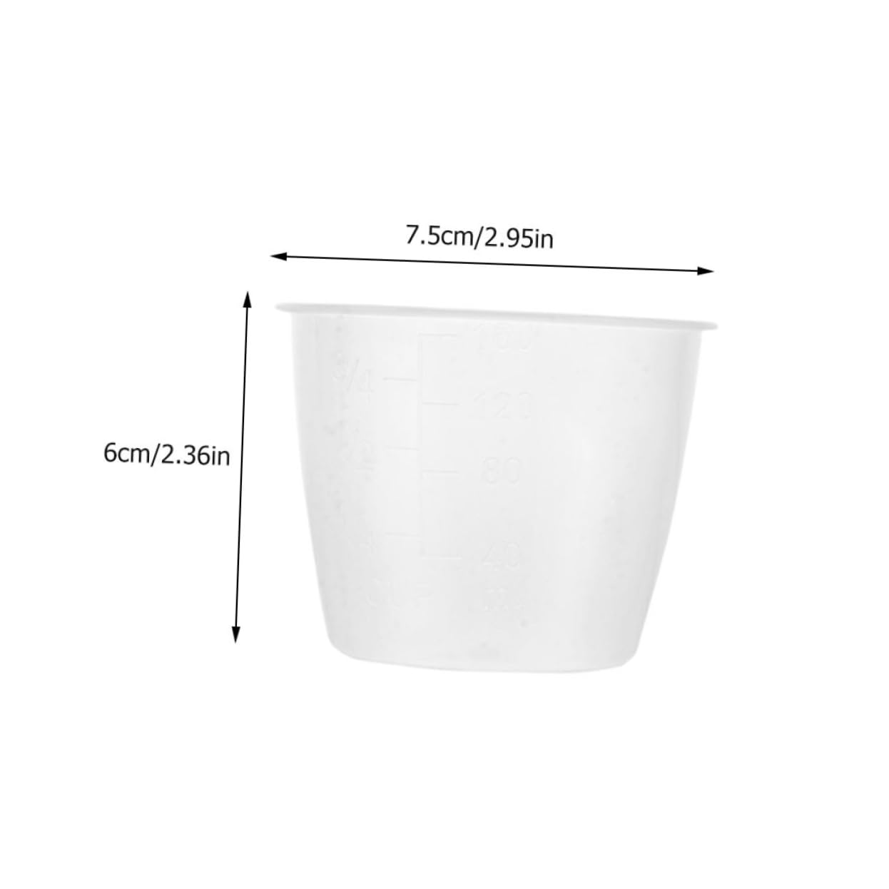 Alipis 60 Piezas Taza Medidora De Olla Arrocera Taza Medidora Graduada Taza para Hornear Cuchara para Granos De Café Taza Medidora De Líquido Taza De Control De Porciones Herramienta De